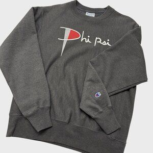 Vtg Champion Reverse Weave PHI KAPPA PSI Fraternity Sweatshirt M Ohio State OSU